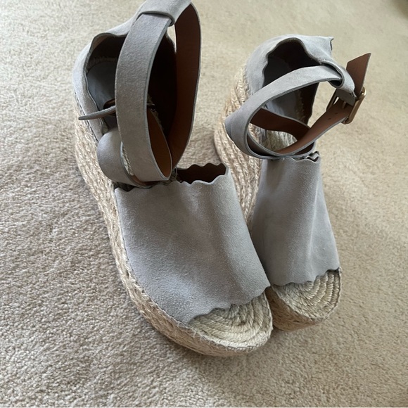Chloe Espadrille Wedges, Size 39 - Picture 5 of 9